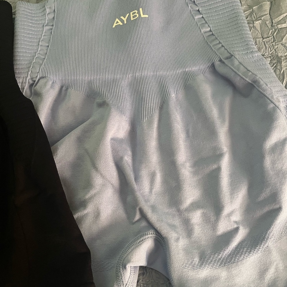 AYBL Black and light blue Empower shorts lot size small - Picture 3 of 6